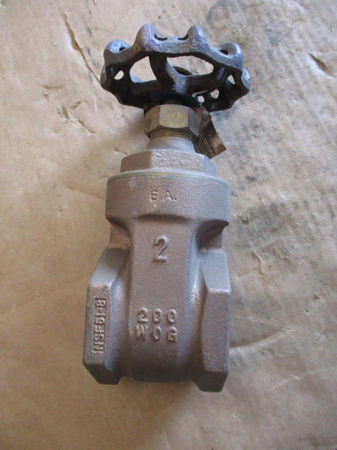 Used MATCO 2" BRASS GATE VALVE, #917345J NEW
