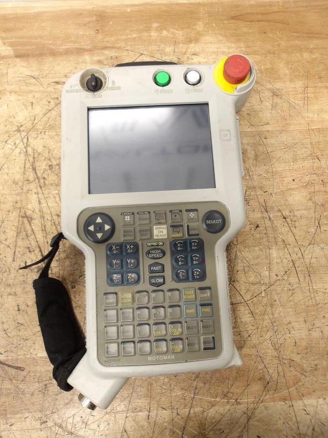 Used YASKAWA JZRCR-NPP01-1 ROBOT TEACH PENDANT, #120949G USED