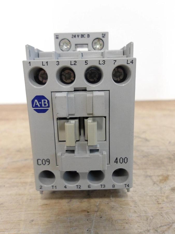 ALLEN BRADLEY 100-C09DJ400 CONTACTOR, SER A, 4 P, #57143G NIB
