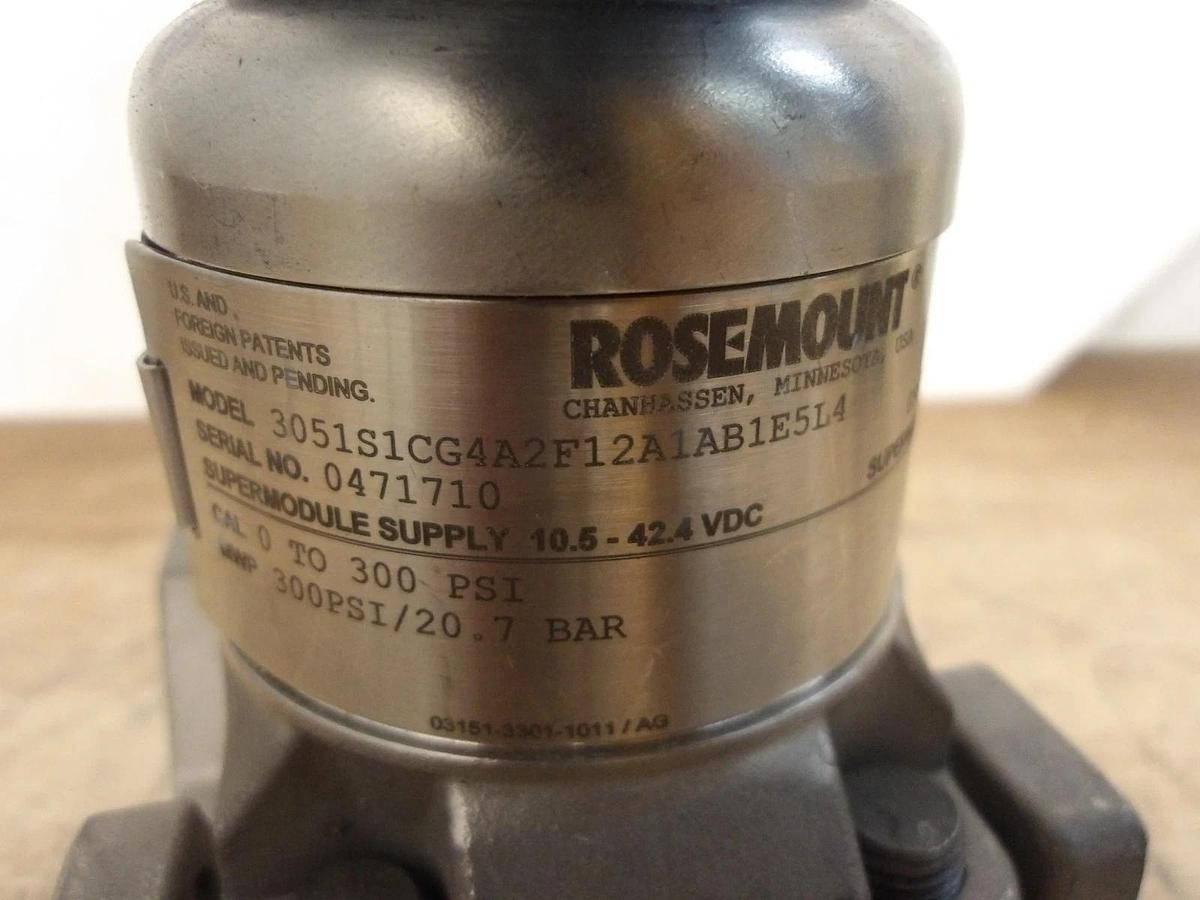 Used ROSEMOUNT 3051 PRESSURE TRANSMITTER, #829745G NEW