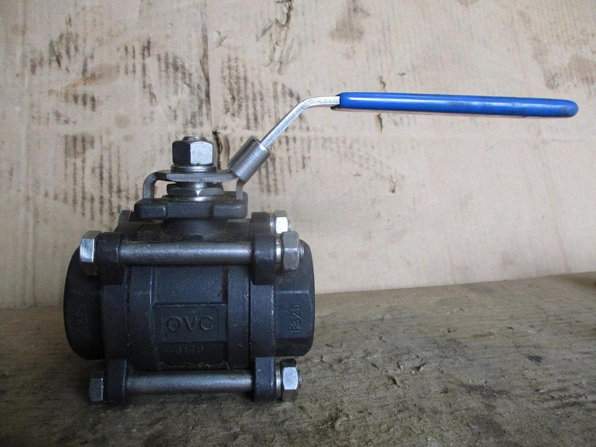 Used OVC 1-1/2" STEEL BALL VALVE (SOCKET WELD) #78224J NEW