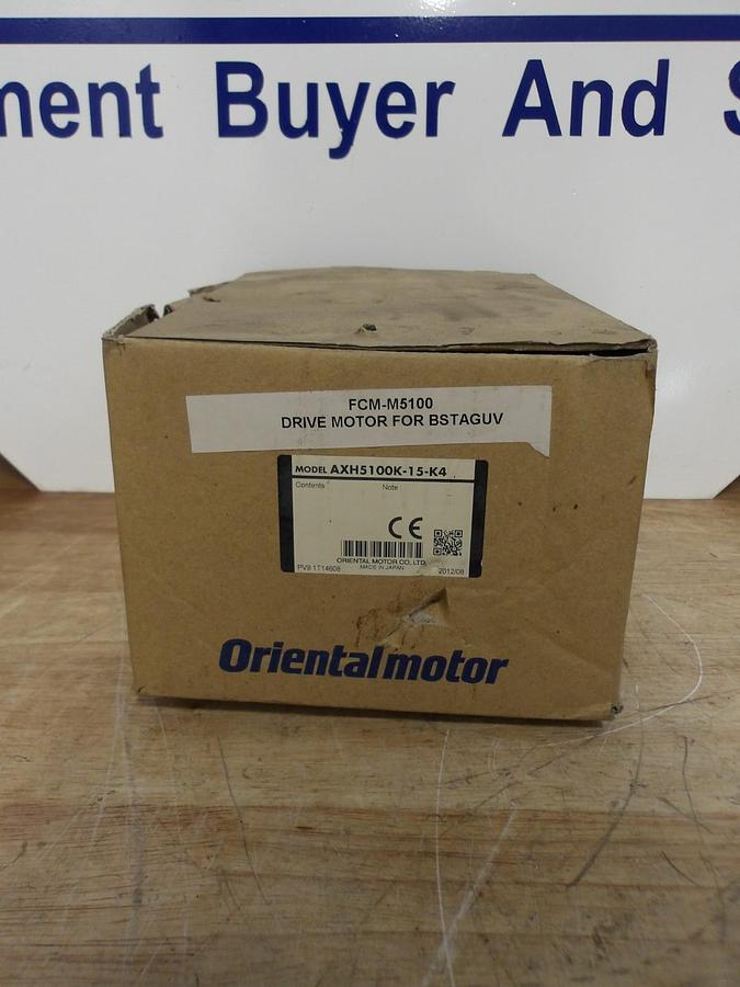 ORIENTAL DRIVE AXHM5100K-GFHK4 ELECTRIC MOTOR 2500 RPM, #421945G NIB