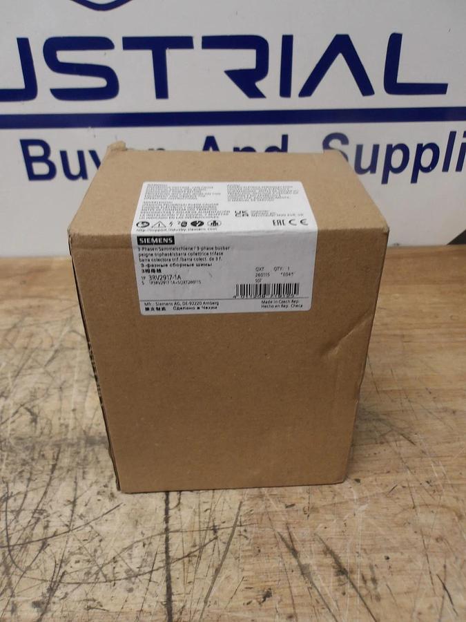 SIEMENS 3RV2917-A1 STARTER BUSBAR MODULE, #713809G NIB