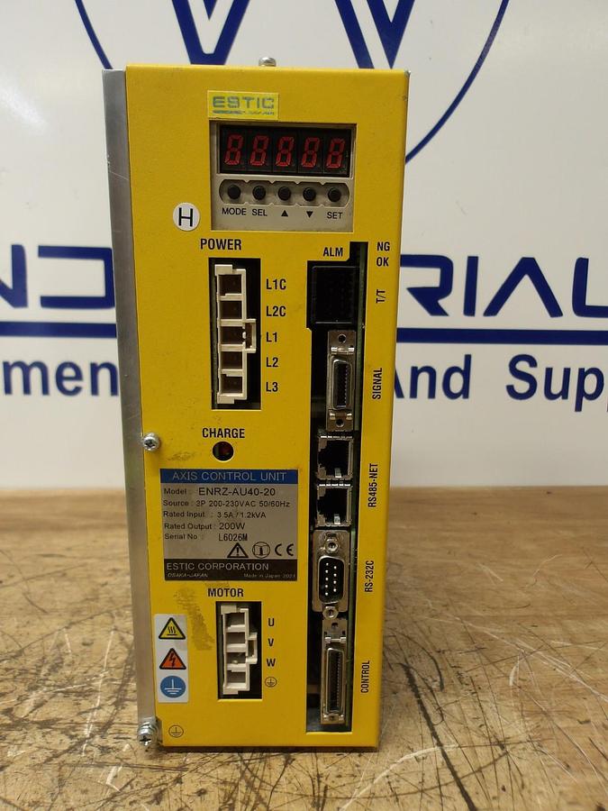 Used ESTIC ENRZ-AU40-20 AXIS CONTROL UNIT, #12171014G USED