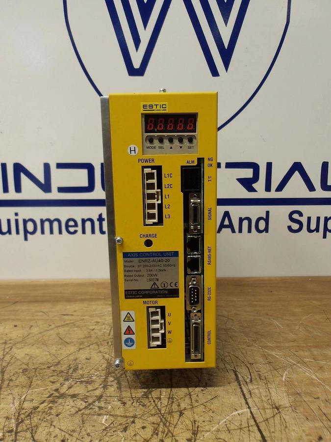 Used ESTIC ENRZ-AU40-20 AXIS CONTROL UNIT, #1217953G USED