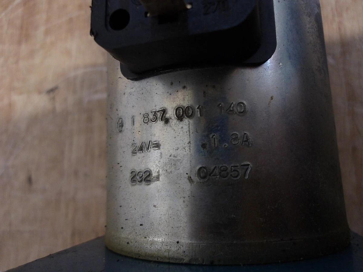 Used BOSCH 081WV10P1V1004W5024/0000 HYDRAULIC SOLENOID VALVE, #361130G NEW