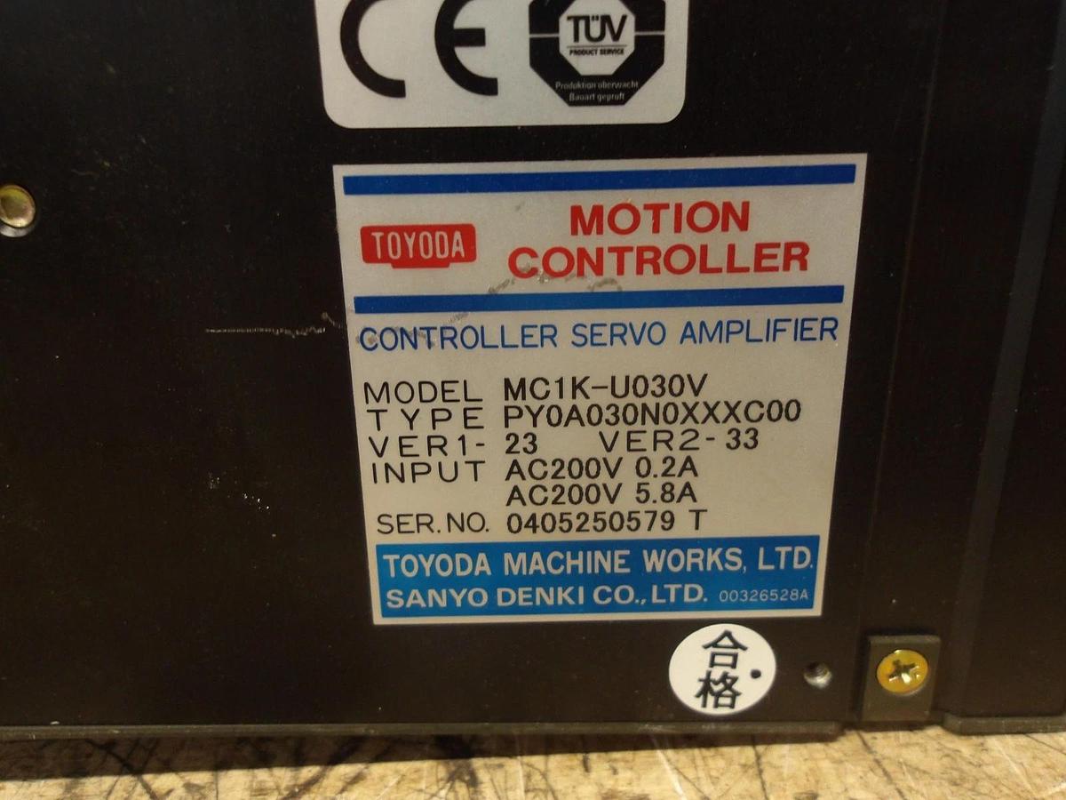 Used TOYODA MC1K-U030V SERVO AMPLIFIER, #22254G USED