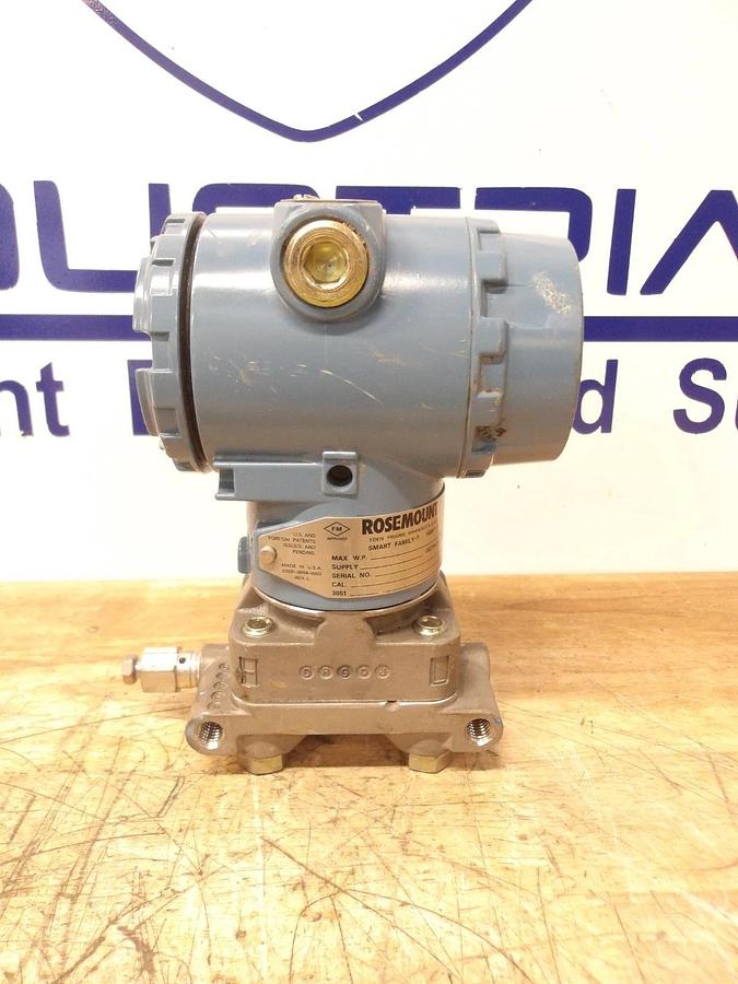 Used ROSEMOUNT 3051 PRESSURE TRANSMITTER, #4101112G USED