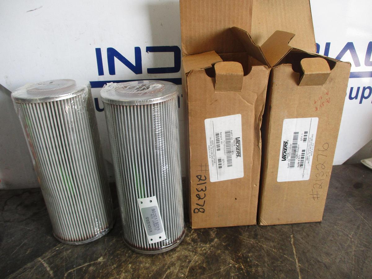 VICKERS V4051V3C05 HYDRAULIC FILTER ELEMENT (LOT OF 2)