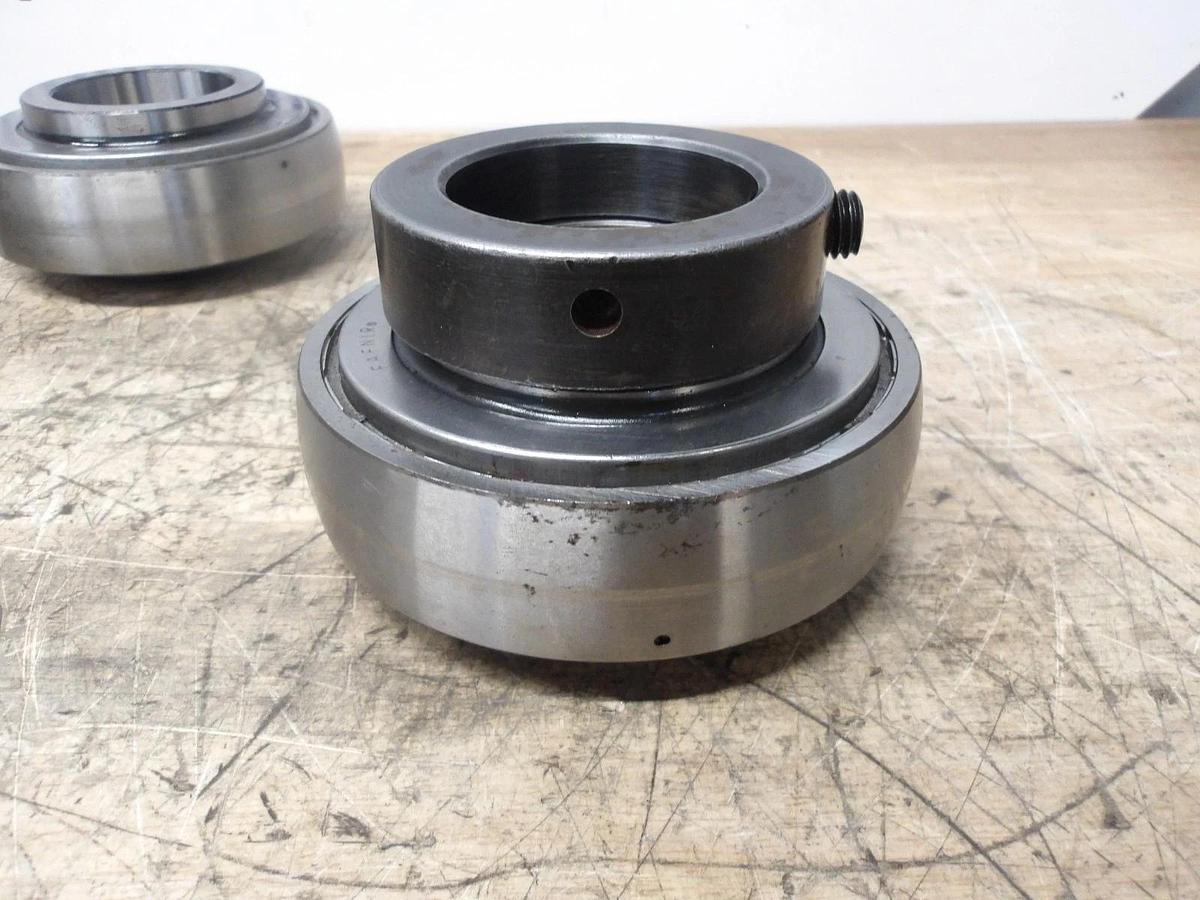 Used FAFNIR GN203KRRB BEARING INSERTS 2-3/16" BORE (LOT OF 2) #781846G NEW