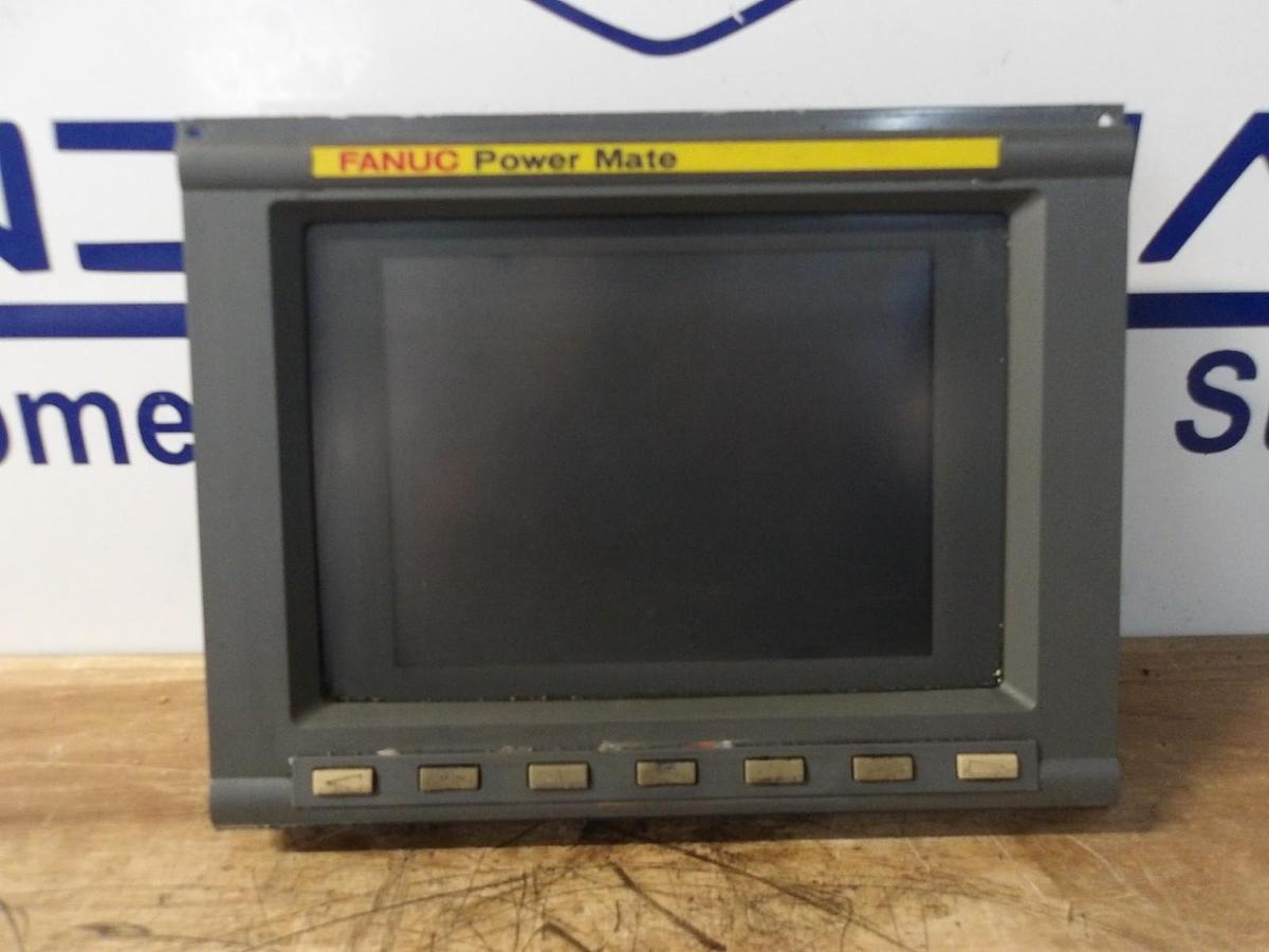 Used FANUC POWERMATE A02B-0166-C251 MACHINE CONTROL UNIT, #128218G PARTS ONLY
