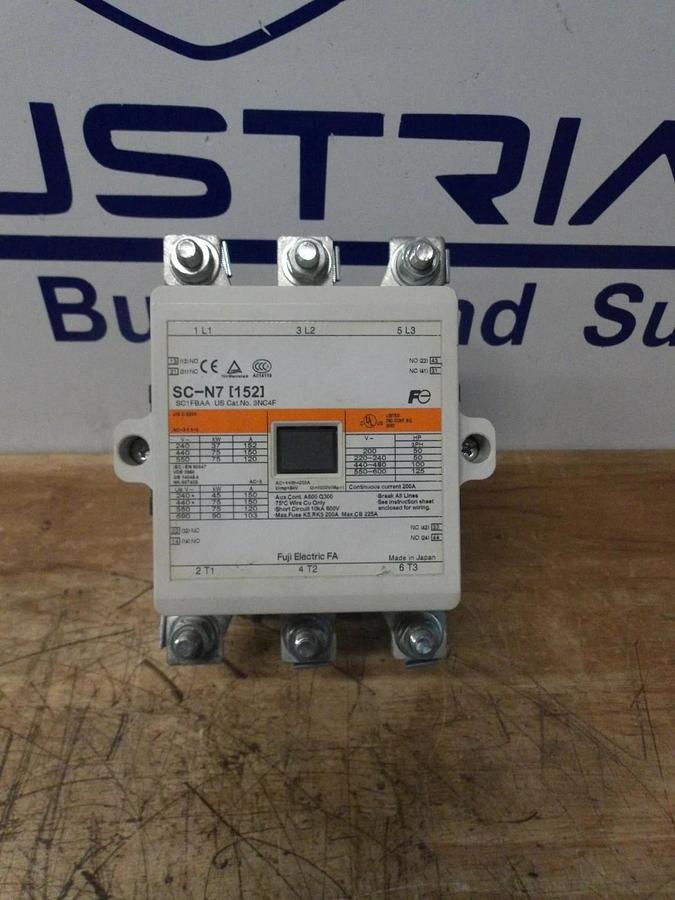 Used FUJI SC-N7 MACHINE CONTACTOR 3NC4F, #123914G USED