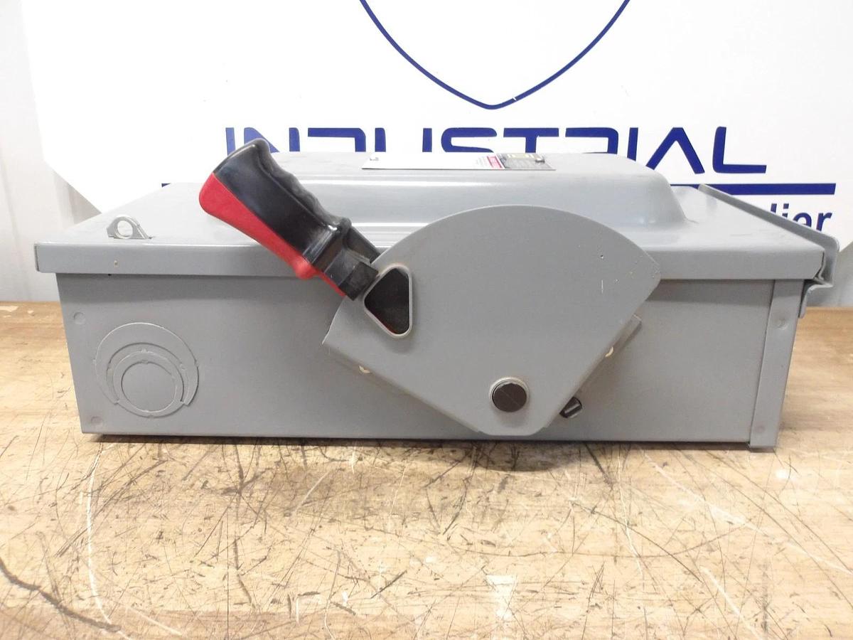 Used SQUARE D 60 A SAFETY SWITCH H362NRB, 600 V, #35154G NEW