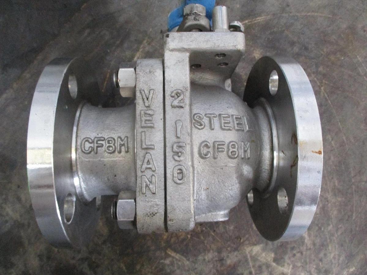 Used VELAN 2" STAINLESS BALL VALVE, #35249J NEW