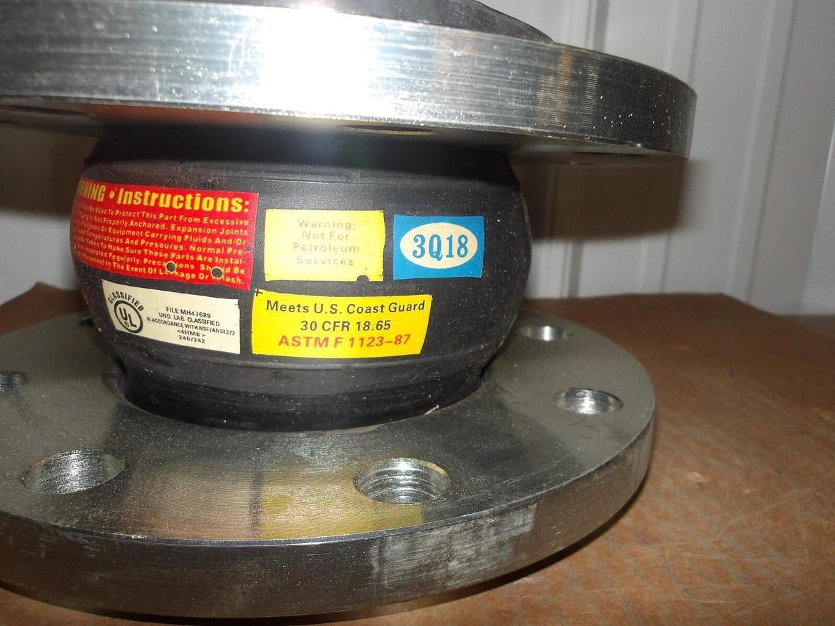 Used PROCO 4" X 5" EXPANSION JOINT, #1201105G NEW