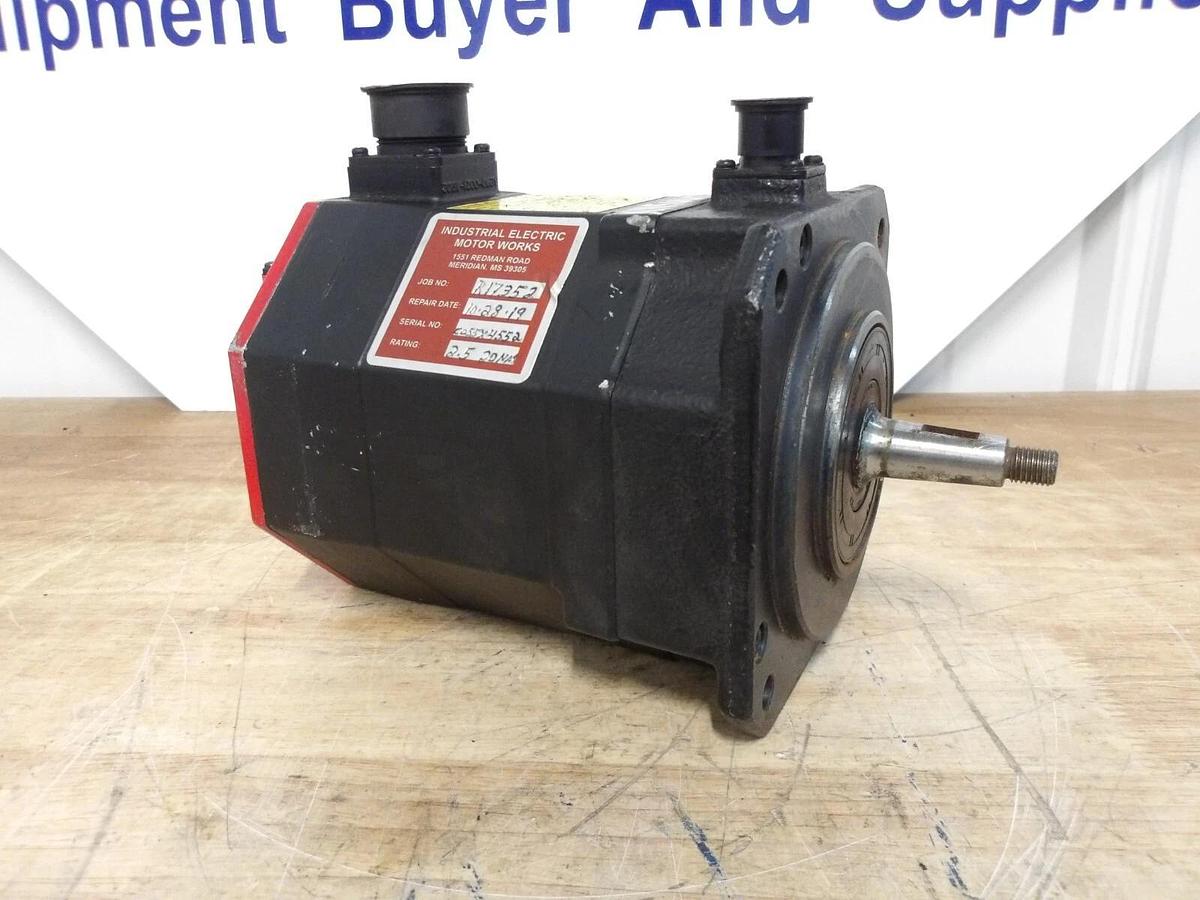 Used FANUC A06B-0235-B605 5000 AC SERVO MOTOR, 4000 RPM, #571135G REMANUFACTURED