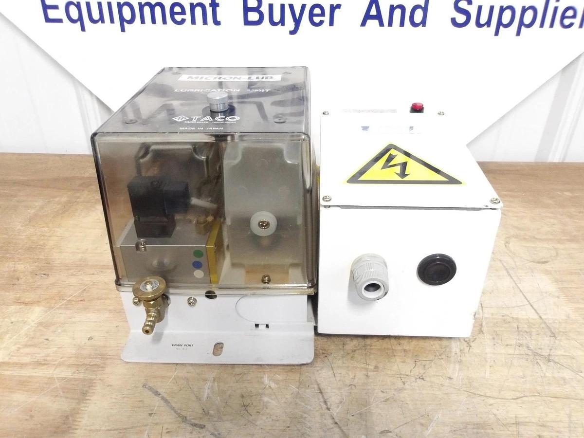 Used TACO MC7-01L3-3B63 MICRON-LUB UNIT, 24 V, #78300G NEW
