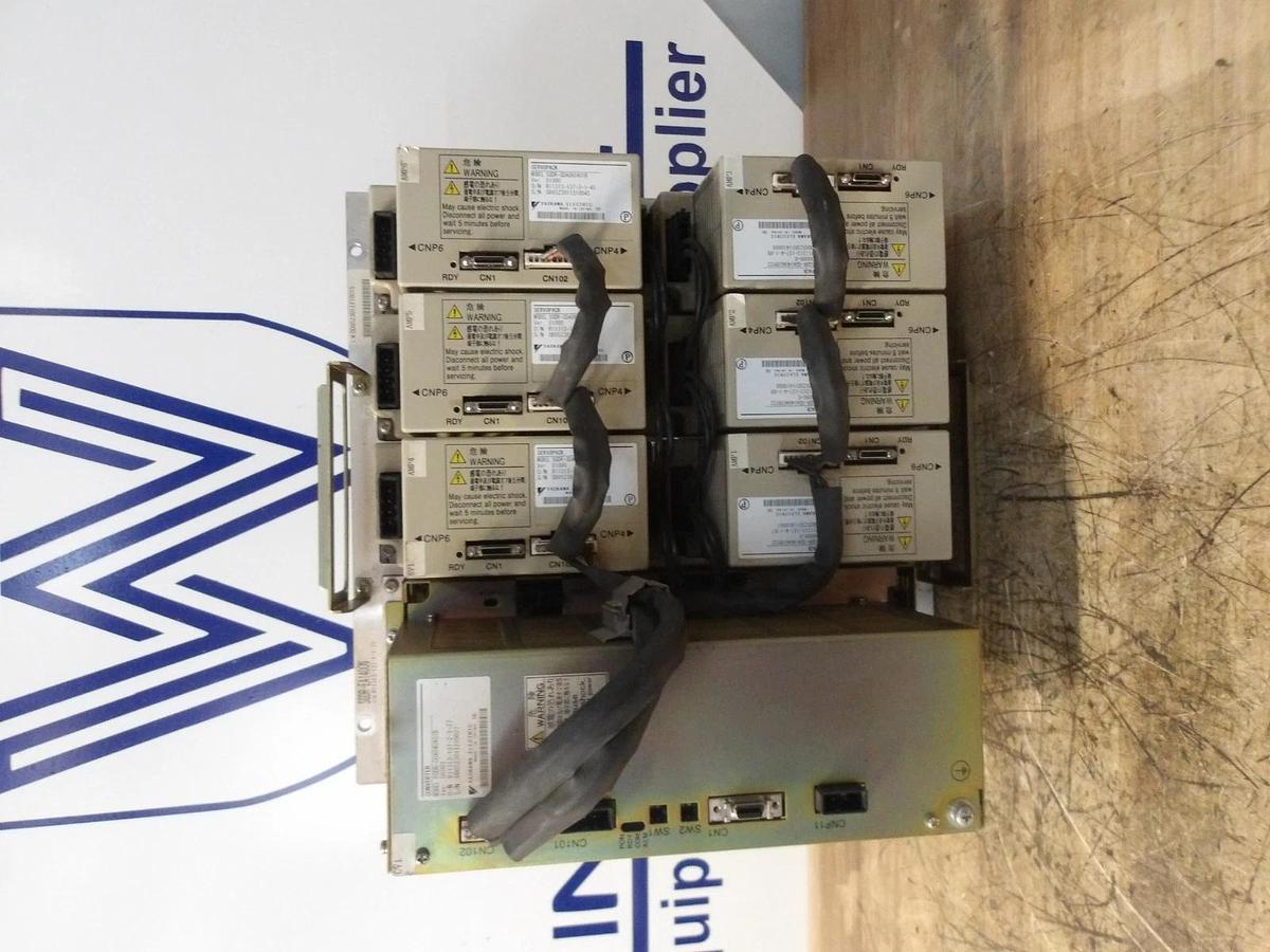 Used YASKAWA 6AXIS ROBOT SERVO-PACK UNIT SGDR-EA1400N, #128151G USED