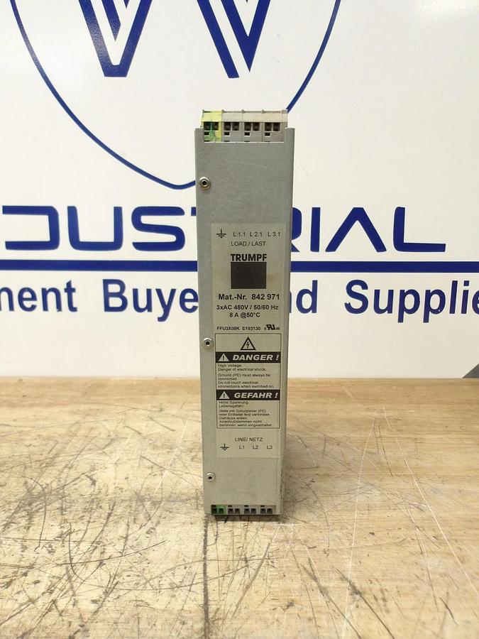 Used TRUMPF 842-971 LOAD / LAST MODULE, #58911G USED