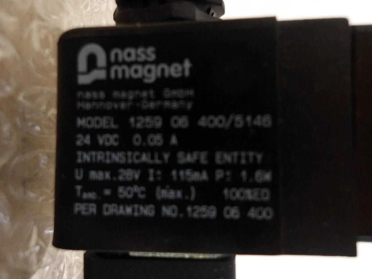 PARKER B521BAE49C PNEUMATIC SOLENOID VALVE 1/4", 24 VDC, #621038G NIB
