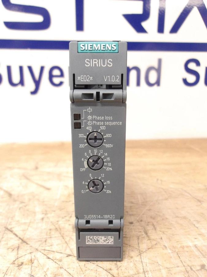 SIEMENS 3UG5514-1BR20 NETWORK MONITORING RELAY, #713906G NIB