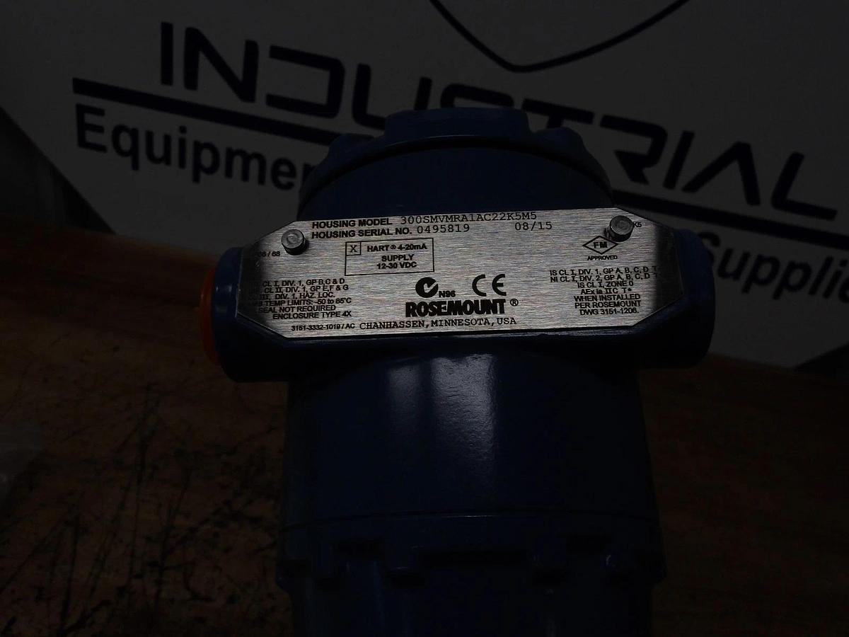 Used ROSEMOUNT 3051 PRESSURE TRANSMITTER, #11261050G NEW