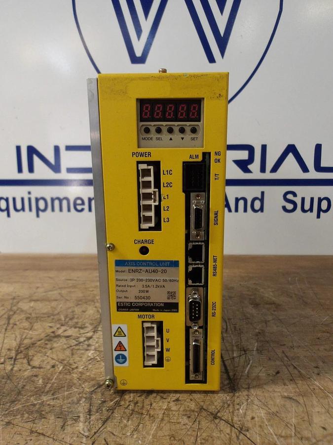 Used ESTIC ENRZ-AU40-20 AXIS CONTROL UNIT, #16136G USED