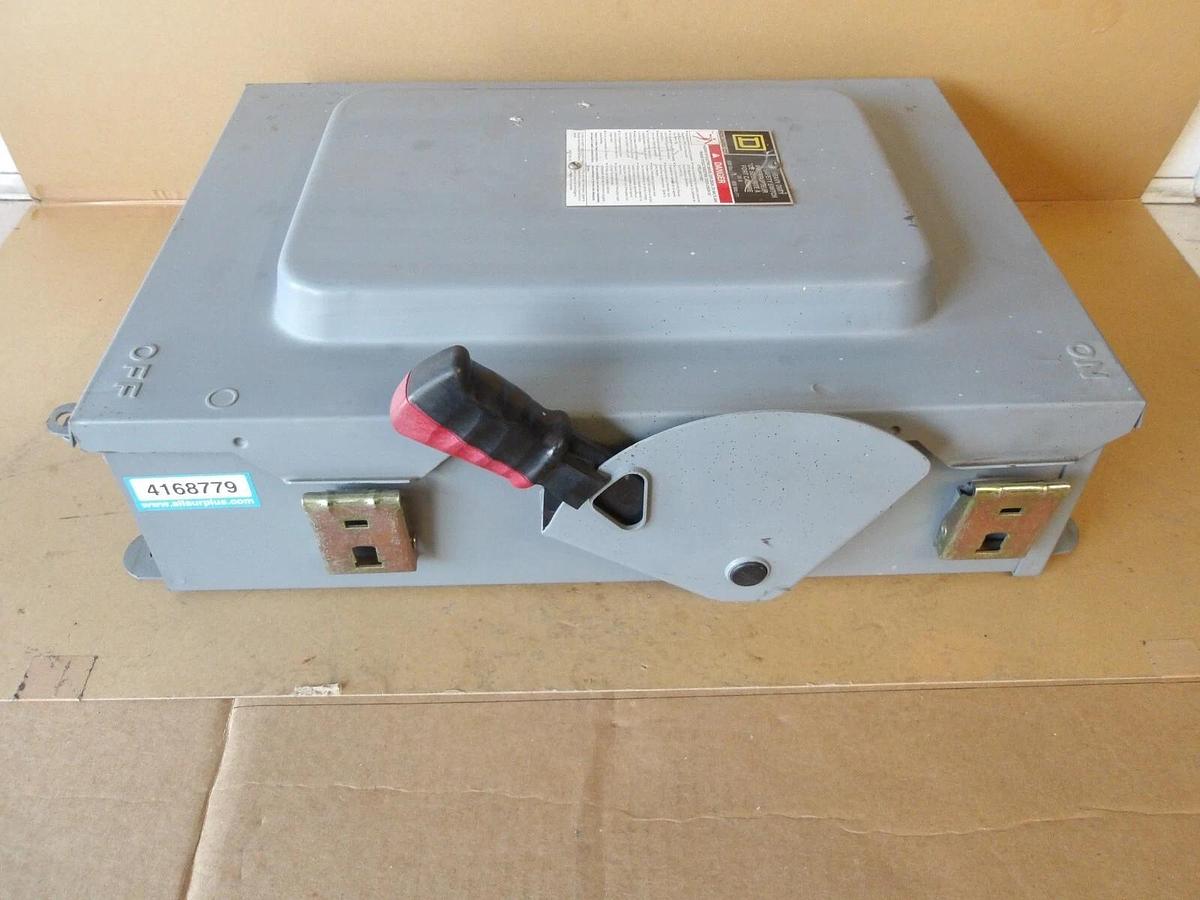 Used SQUARE D 30 AMP SAFETY SWITCH H461, #621944G NEW