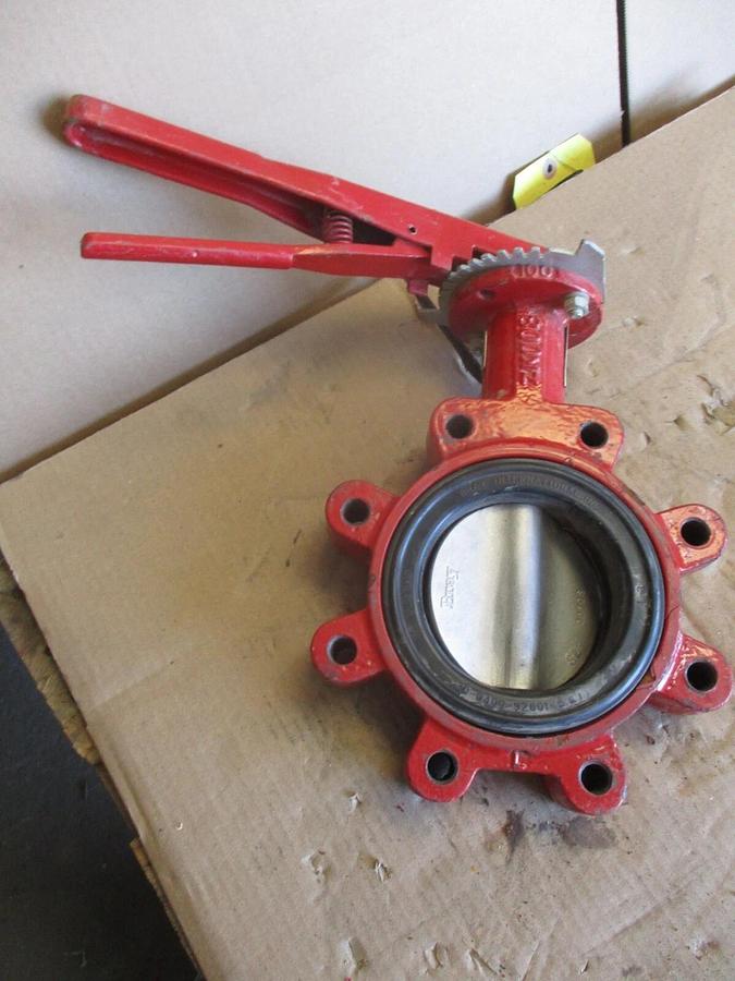 Used BRAY 4" BUTTERFLY VALVE, #67145J USED