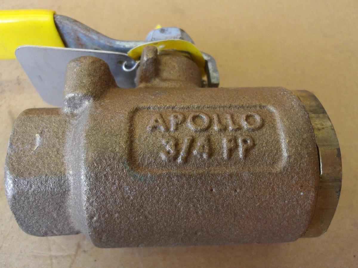 Used APOLLO 3/4" BRASS BALL VALVE, #610300G NEW