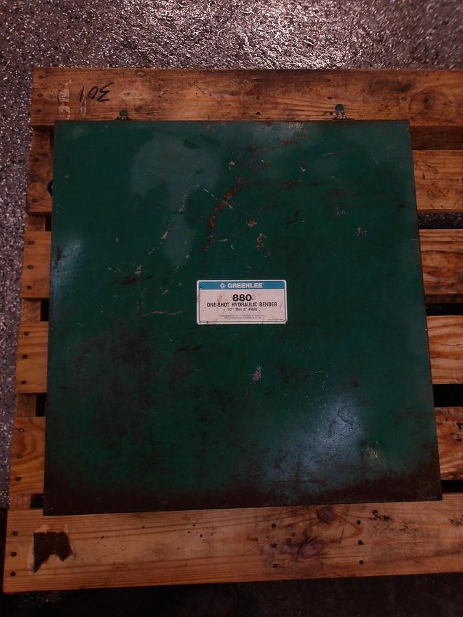Used GREENLEE 880 LIGHT WEIGHT HYDRAULIC BENDER, #3101236G USED