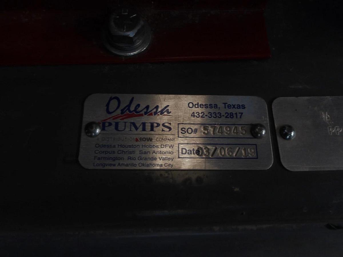 Used ROPER 1-1/2" PUMP W/ 5 HP MOTOR, #11111108GJW NEW