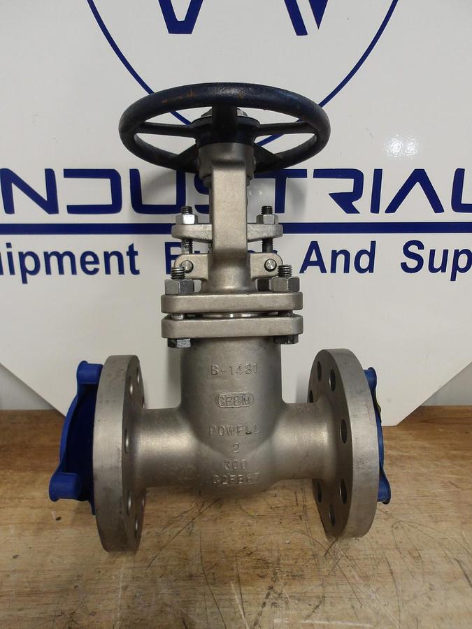 Used POWELL 2" S/S GATE VALVE 2467FM0TXXX, #99105G NEW