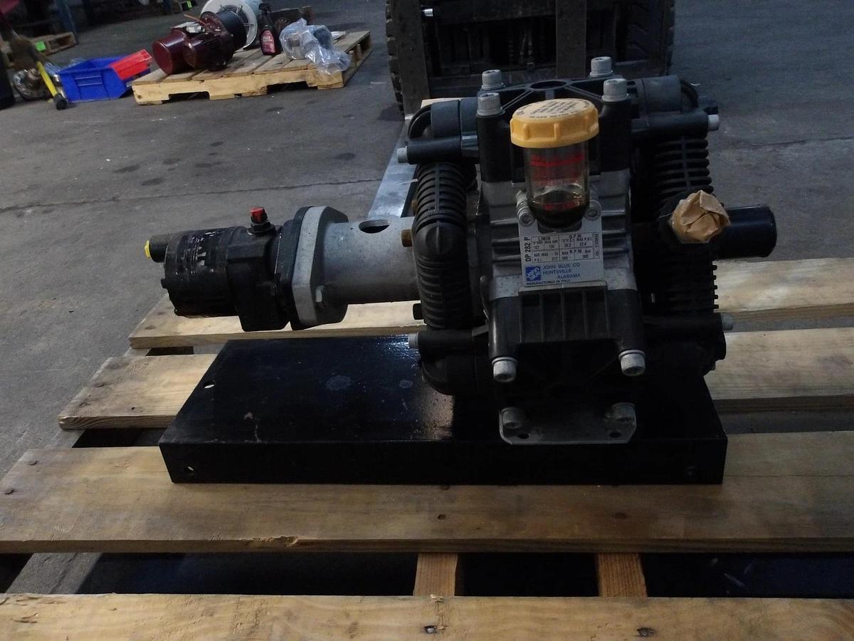 Used JOHN BLUE DP-282-P POLY DIAPHRAM PUMP, #94248G NEW