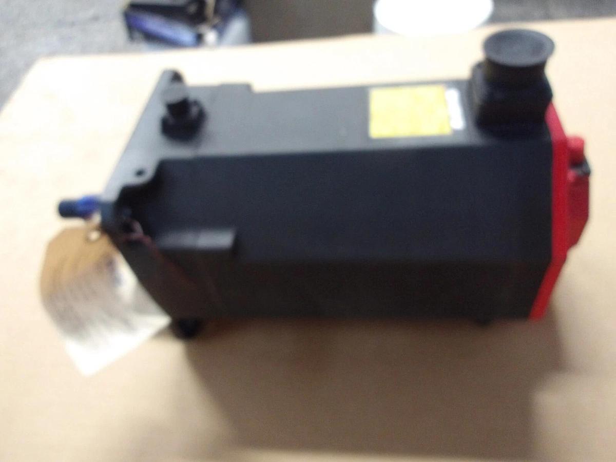 Used FANUC A06B-0247-B605 AC SERVO MOTOR, 3000 RPM, #528850G REMANUFACTURED
