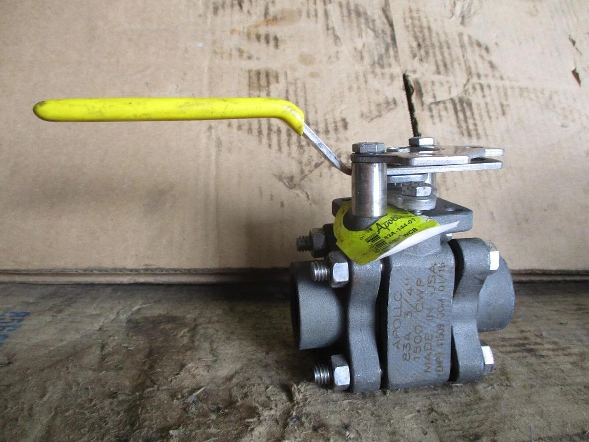 Used APOLLO 3/4" STEEL BALL VALVE 83A-141-01, #751127J NEW