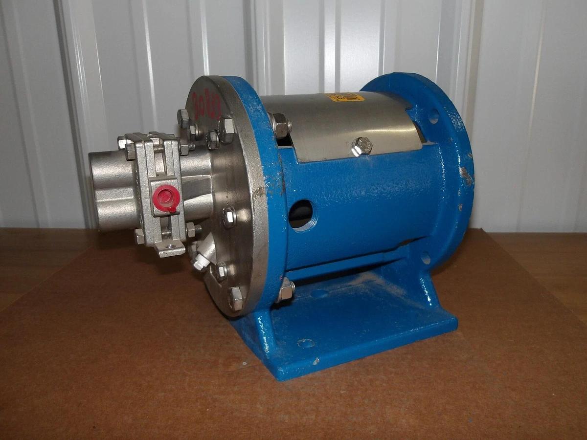 Used LIQUIDFLO 1/4" S/S GEAR PUMP 61895-1-1, #114245G NEW