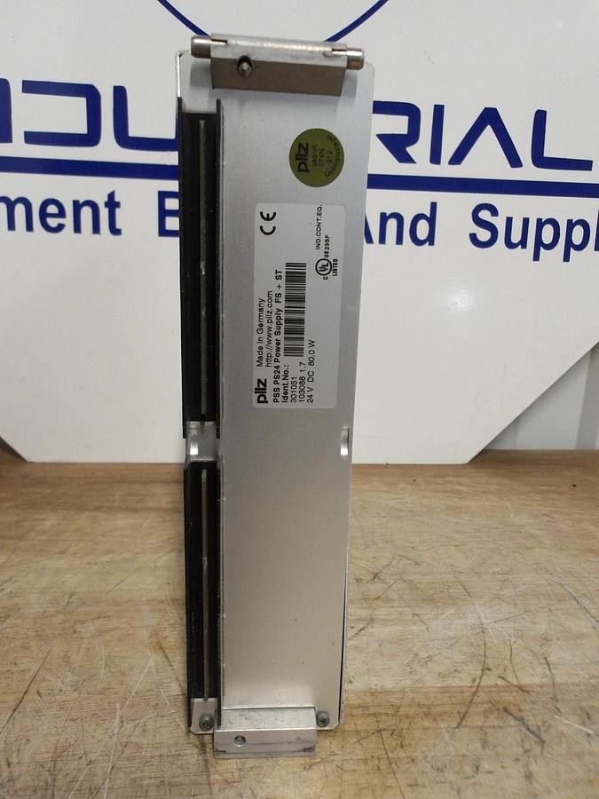 Used PILZ PSS PS24 POWER SUPPLY MODULE 24 VDC, #65750G PARTS ONLY