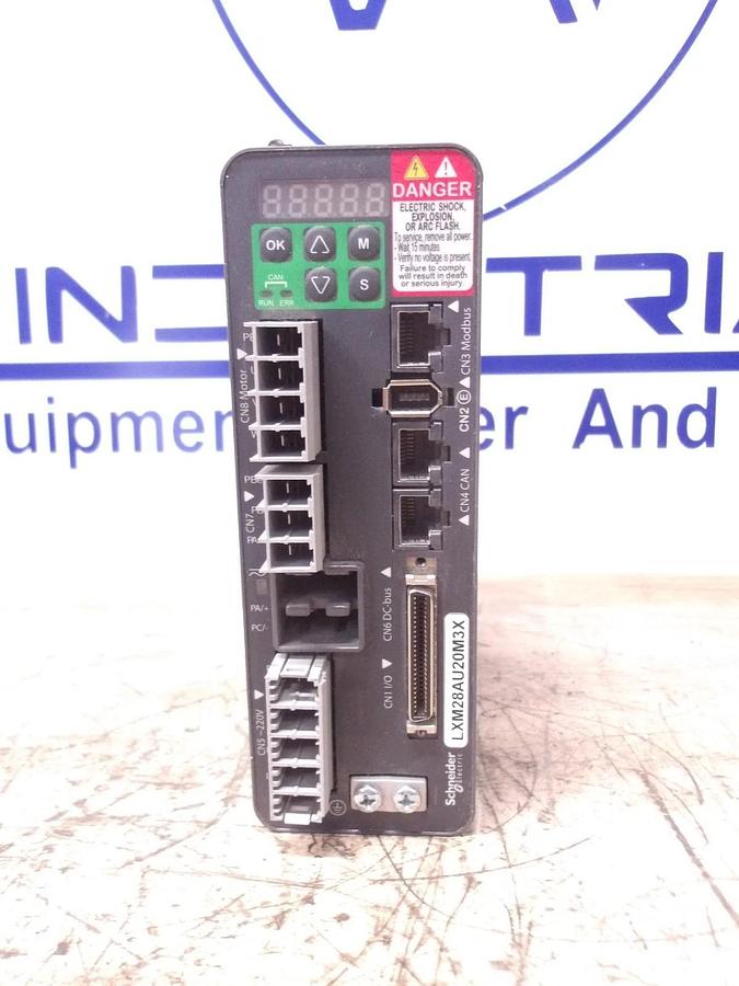 Used SCHNEIDER LXM28AU20M3X MOTION SERVO CONTROLLER, #33907G USED