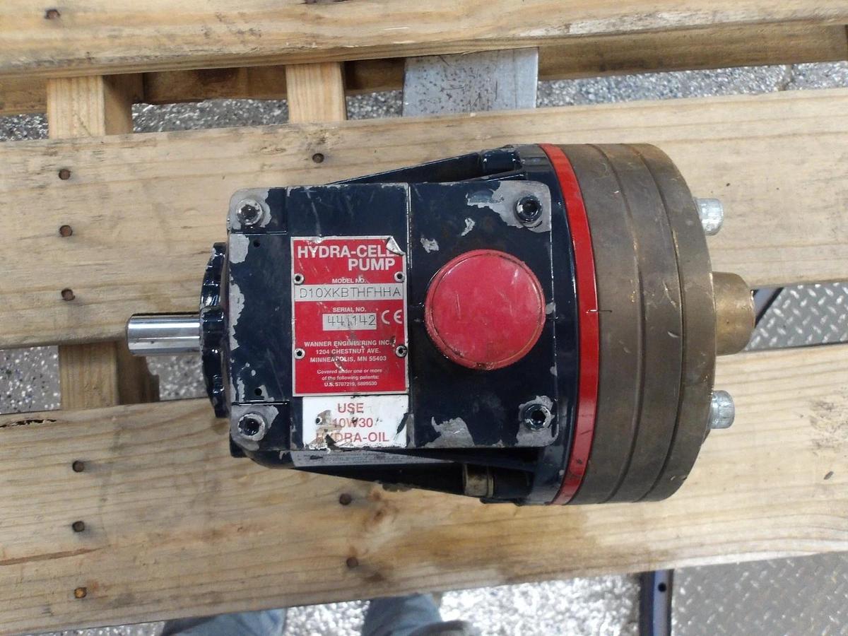 Used WANNER HYDRA-CELL D10XKBTHFEHA PUMP 1" X 3/4", #79200G USED