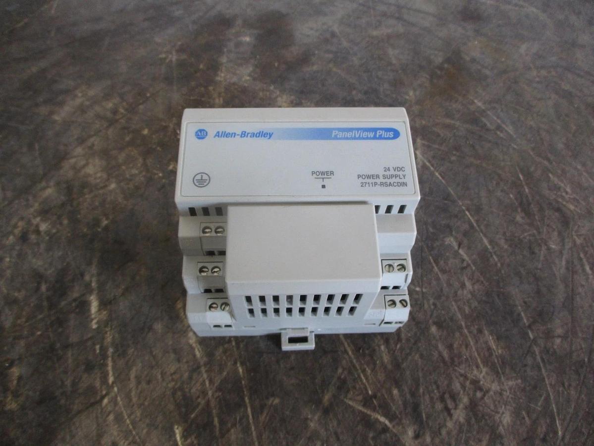 Used ALLEN BRADLEY 2711P-RSACDIN PANELVIEW PLUS 24VDC POWER SUPPLY, #33945J USED
