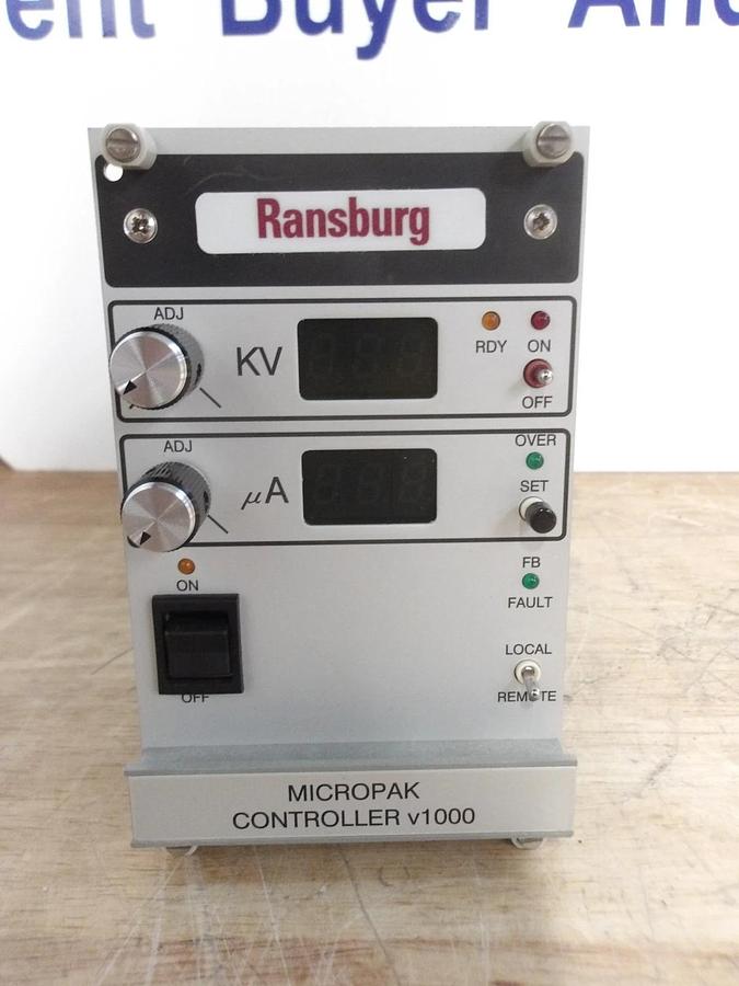 RANSBURY MICROPAK V1000 CONTROLLER LECU5004-12, #4161208G NIB