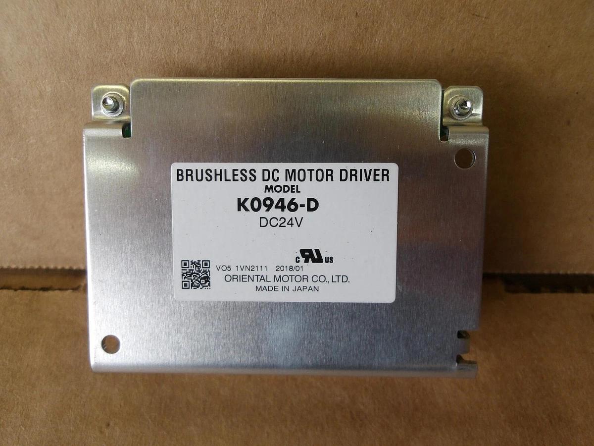 Used ORIENTAL MOTOR K0946-D BRUSHLESS DC MOTOR DRIVER, DC 24 V, #913945G NEW