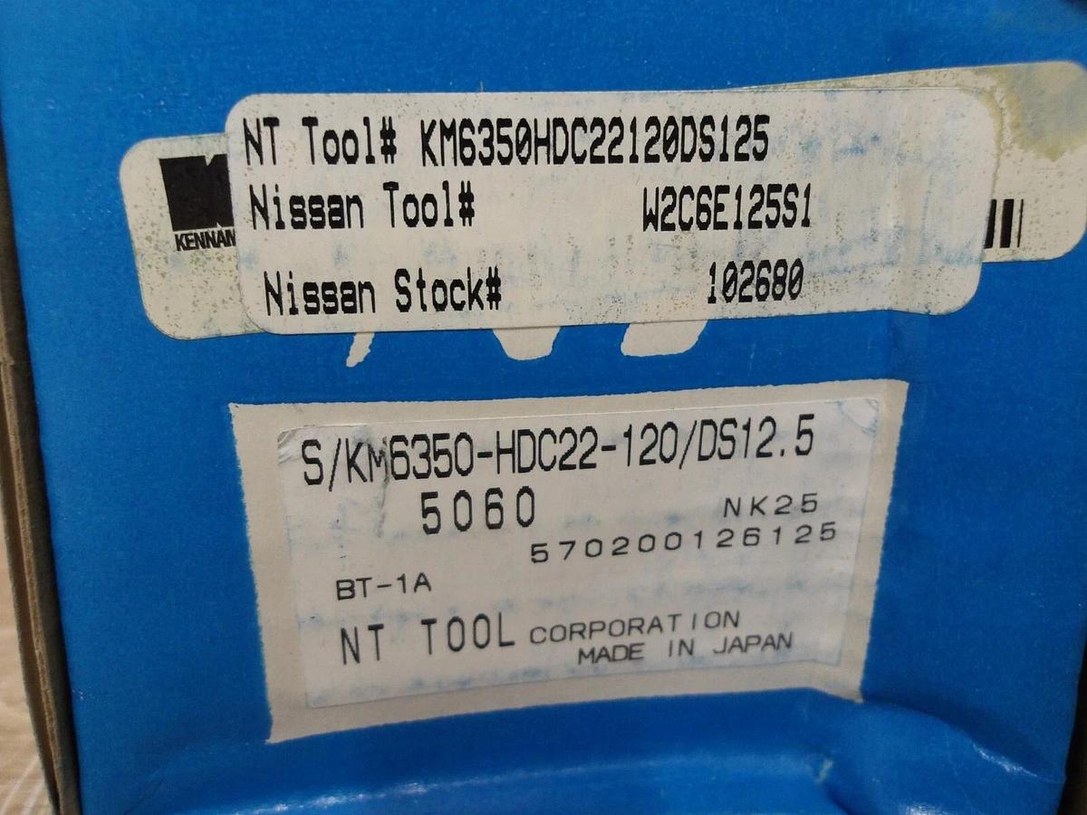 NT S/KM6350-HDC22 MACHINE TOOL HOLDER, #314256G NIB