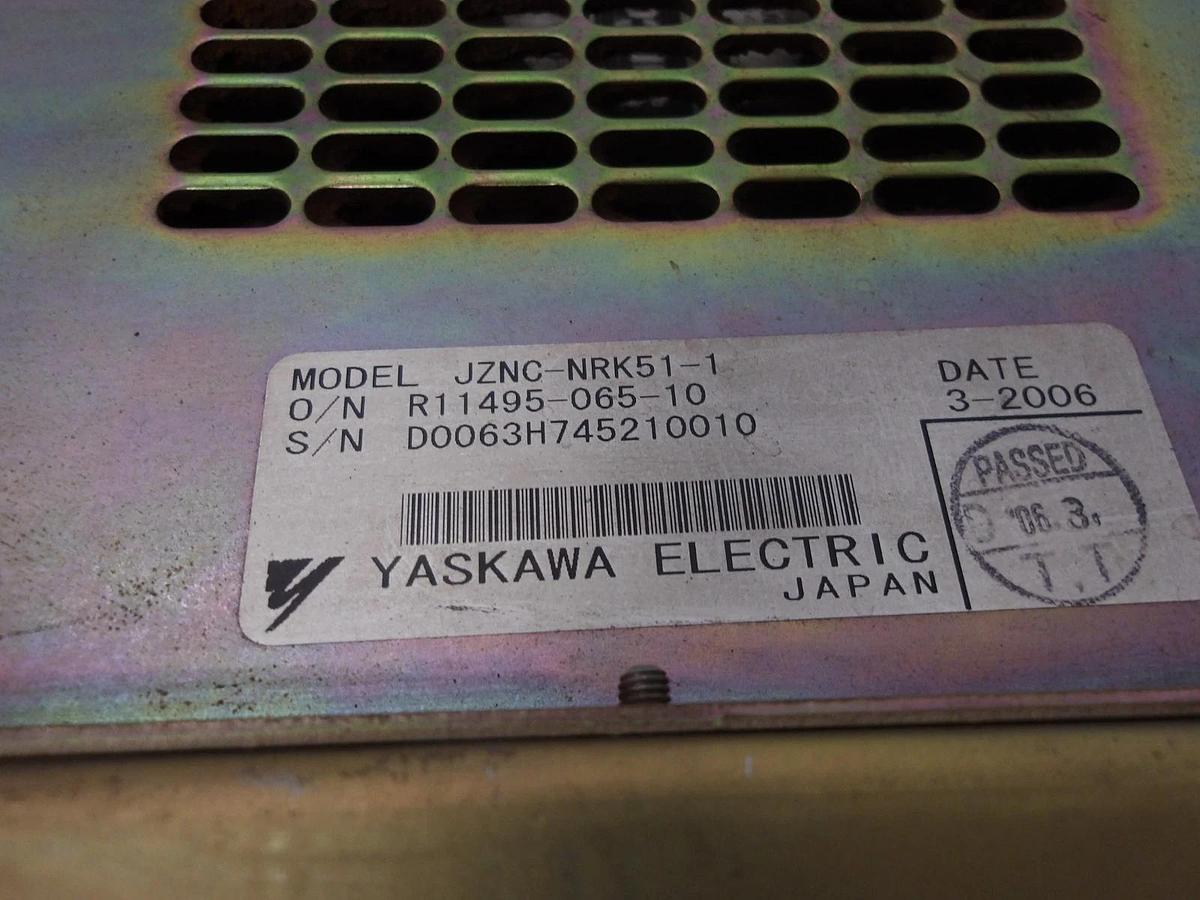 Used YASKAWA JZNC-NRK51-1 RACK & POWER SUPPLY, #25142G USED