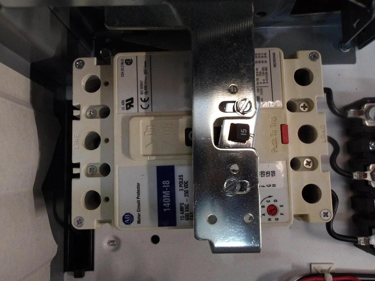 Used ALLEN BRADLEY 1336F CENTERLINE BUCKET W/ 5HP DRIVE, #10291000G USED