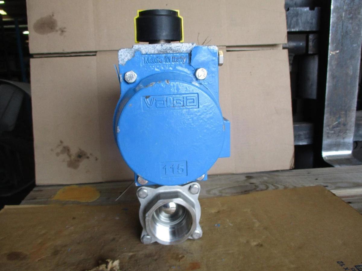 Used FNW 2" STAINLESS PNEUMATIC BALL VALVE, #612916J NEW