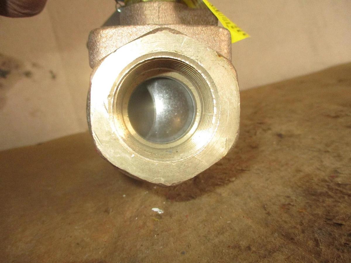 Used APOLLO 1" BRONZE BALL VALVE, #681136J NEW