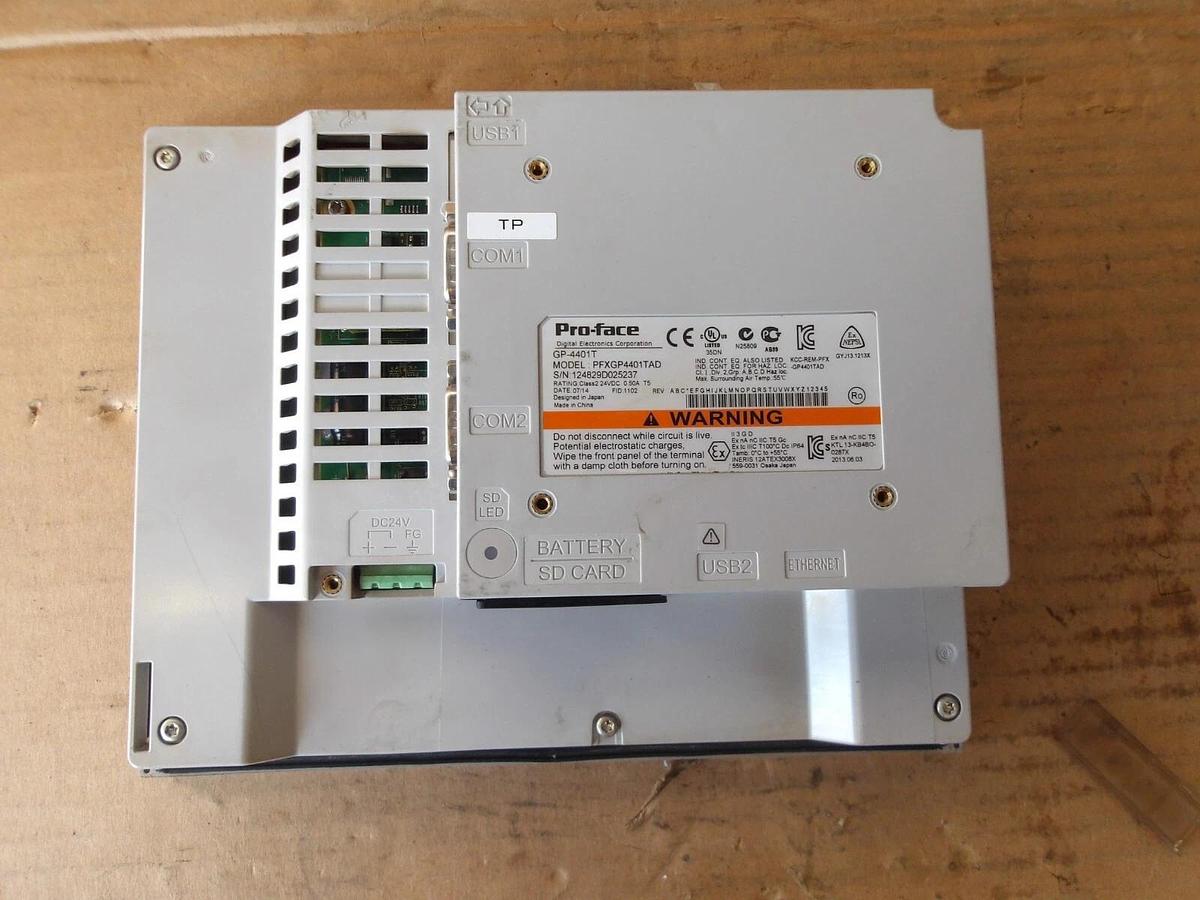 Used PROFACE GP-4401T TOUCH SCREEN 7", 24 V, #11121005G USED
