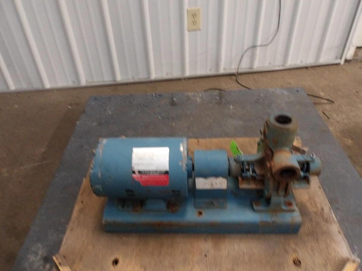 Used AURORA 1-1/2" PUMP H4BF W/ 1 HP MOTOR, #8111038G USED